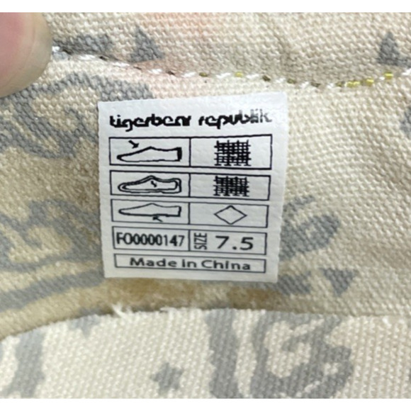 Tigerbear Republik Noho Canvas Mary Jane Shoes Womens 7.5 Colorful Boho Hippie - Picture 7 of 8